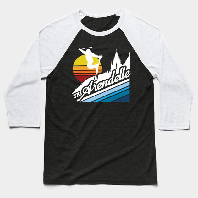 Ski Arendelle Baseball T-Shirt by MindsparkCreative